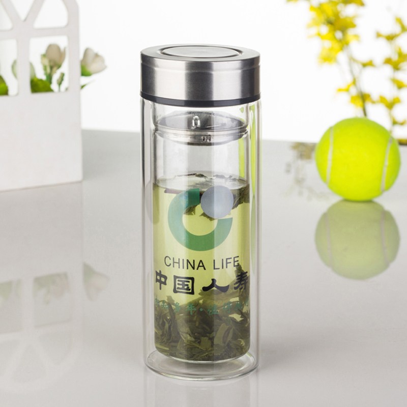 中國(guó)人壽定制杯,定制杯,雙層玻璃定制杯,定制杯廠(chǎng)家